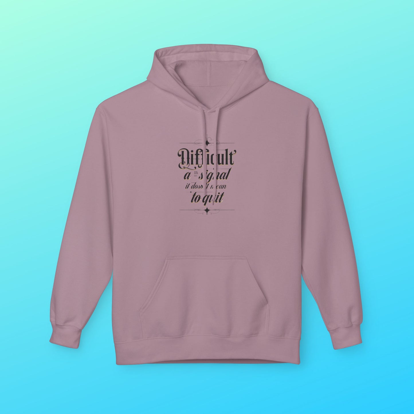 ENE Difficult Softstyle Fleece Hoodie