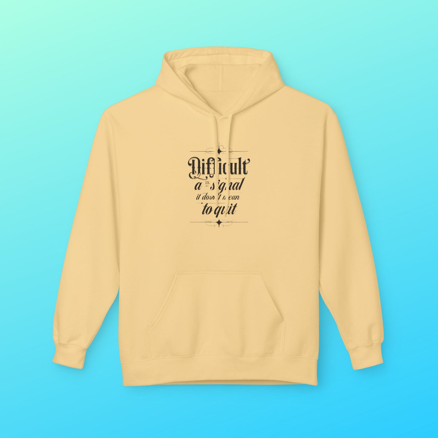 ENE Difficult Softstyle Fleece Hoodie
