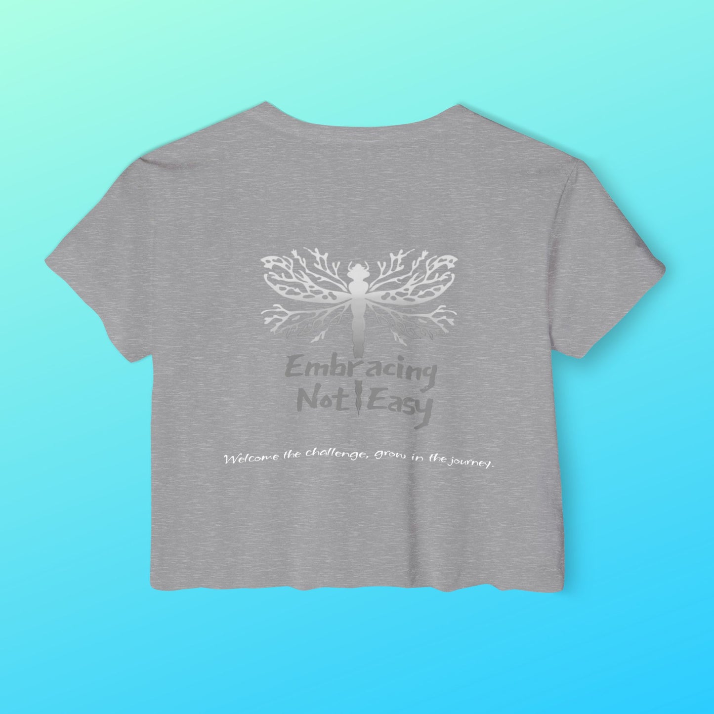 Crop Top "Difficult is a Signal" Women's Festival