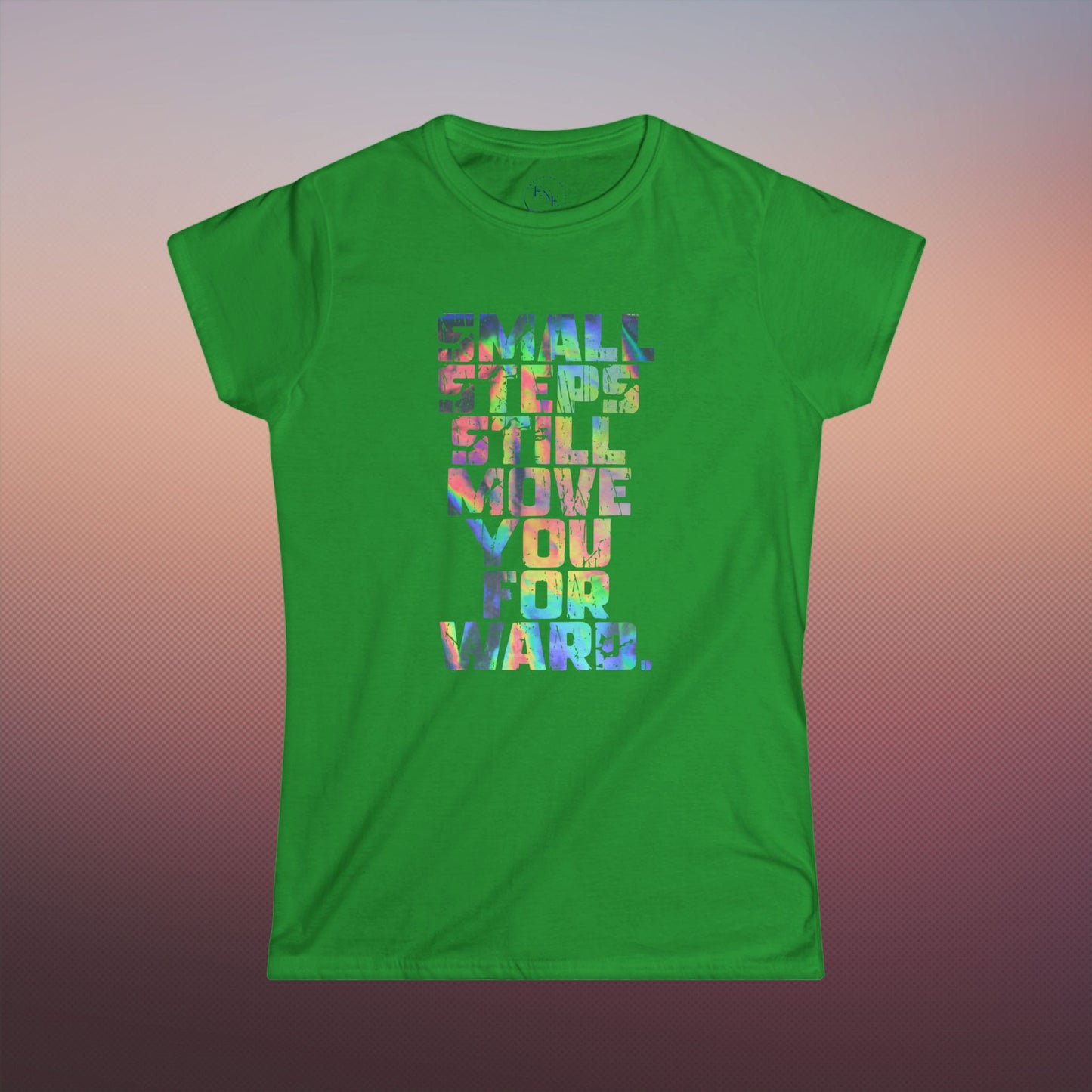"Small Steps" Mountain Graphic Tee