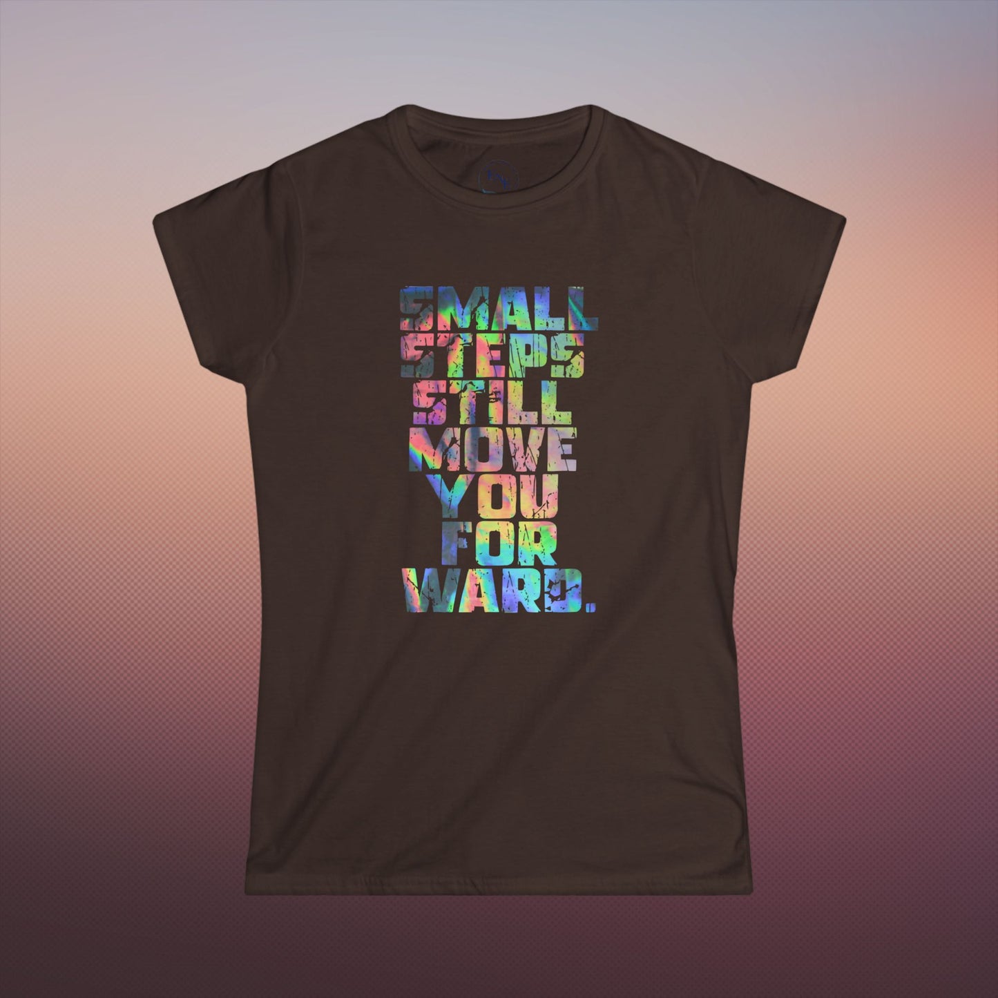 "Small Steps" Mountain Graphic Tee