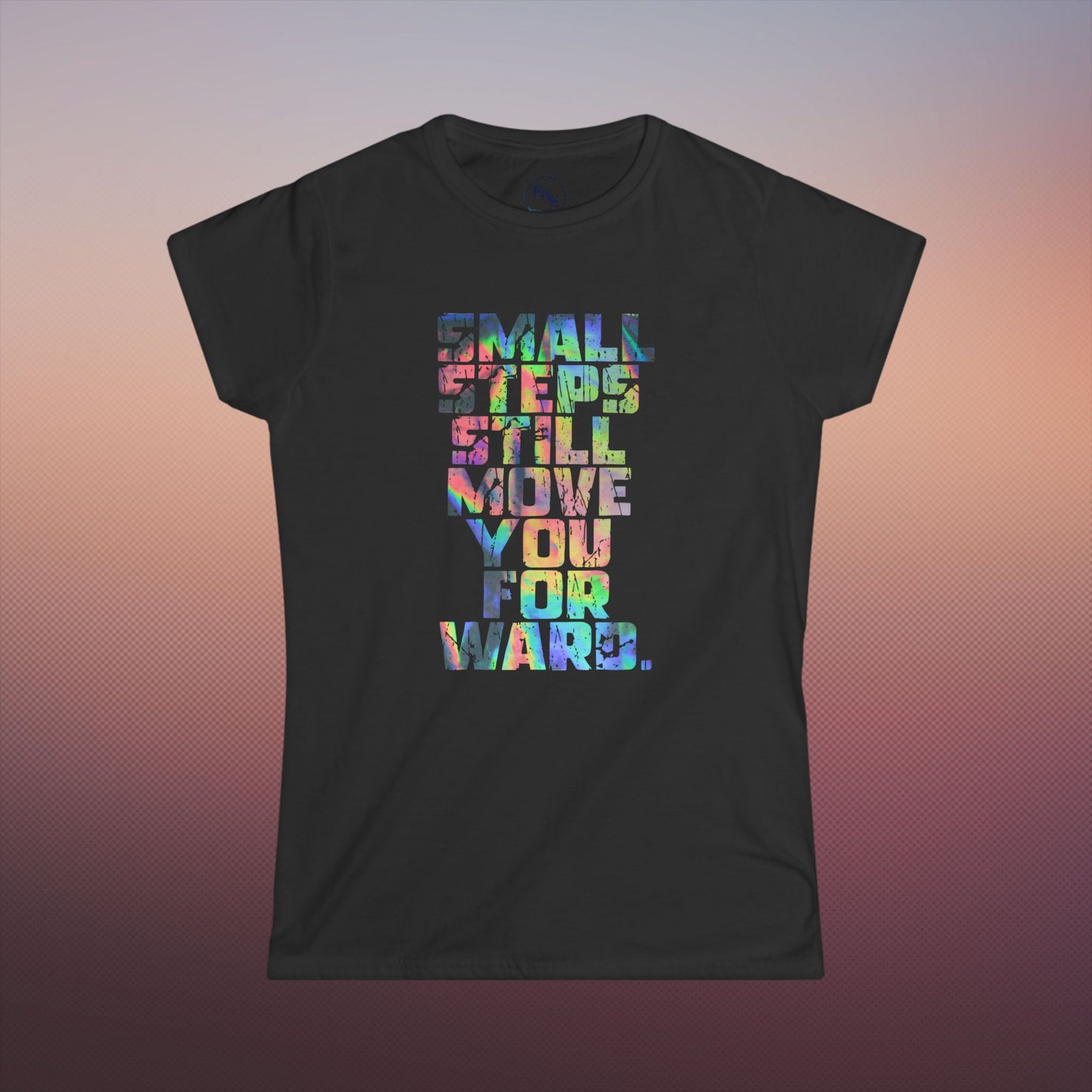 "Small Steps" Mountain Graphic Tee