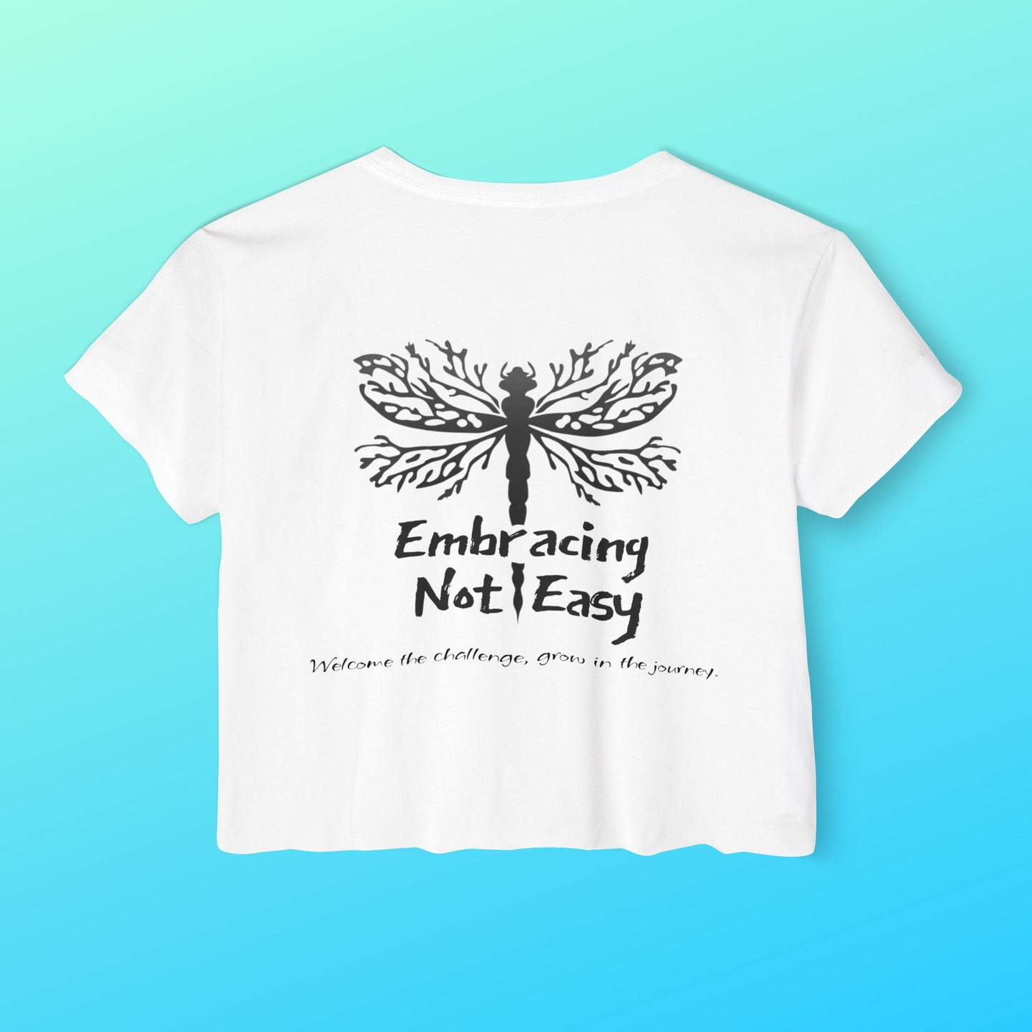 Crop Top "Difficult is a Signal" Women's Festival