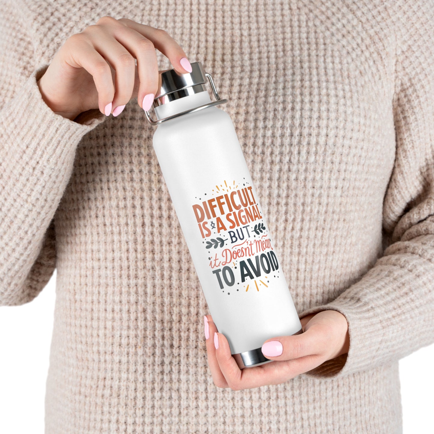 ENE Difficult Water Bottle, 22oz