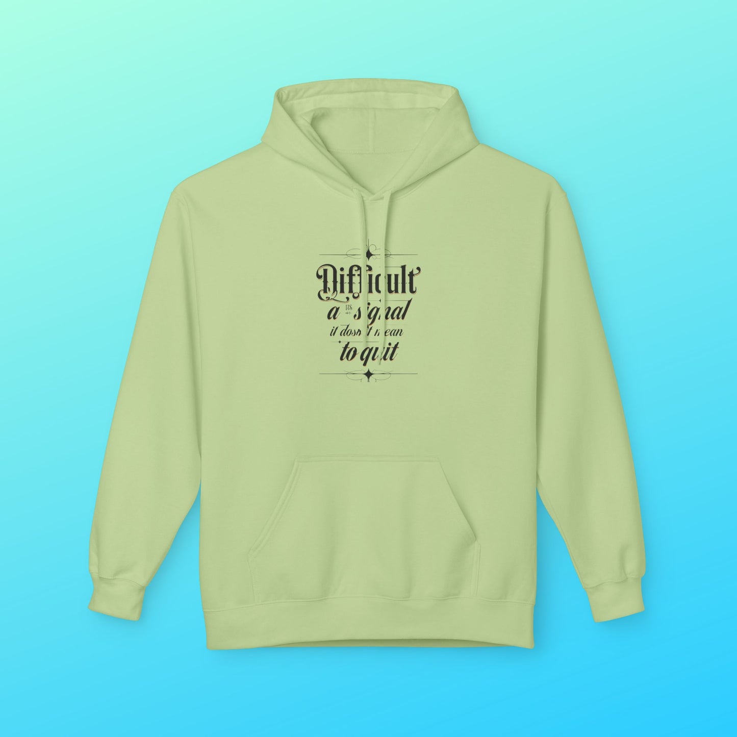ENE Difficult Softstyle Fleece Hoodie