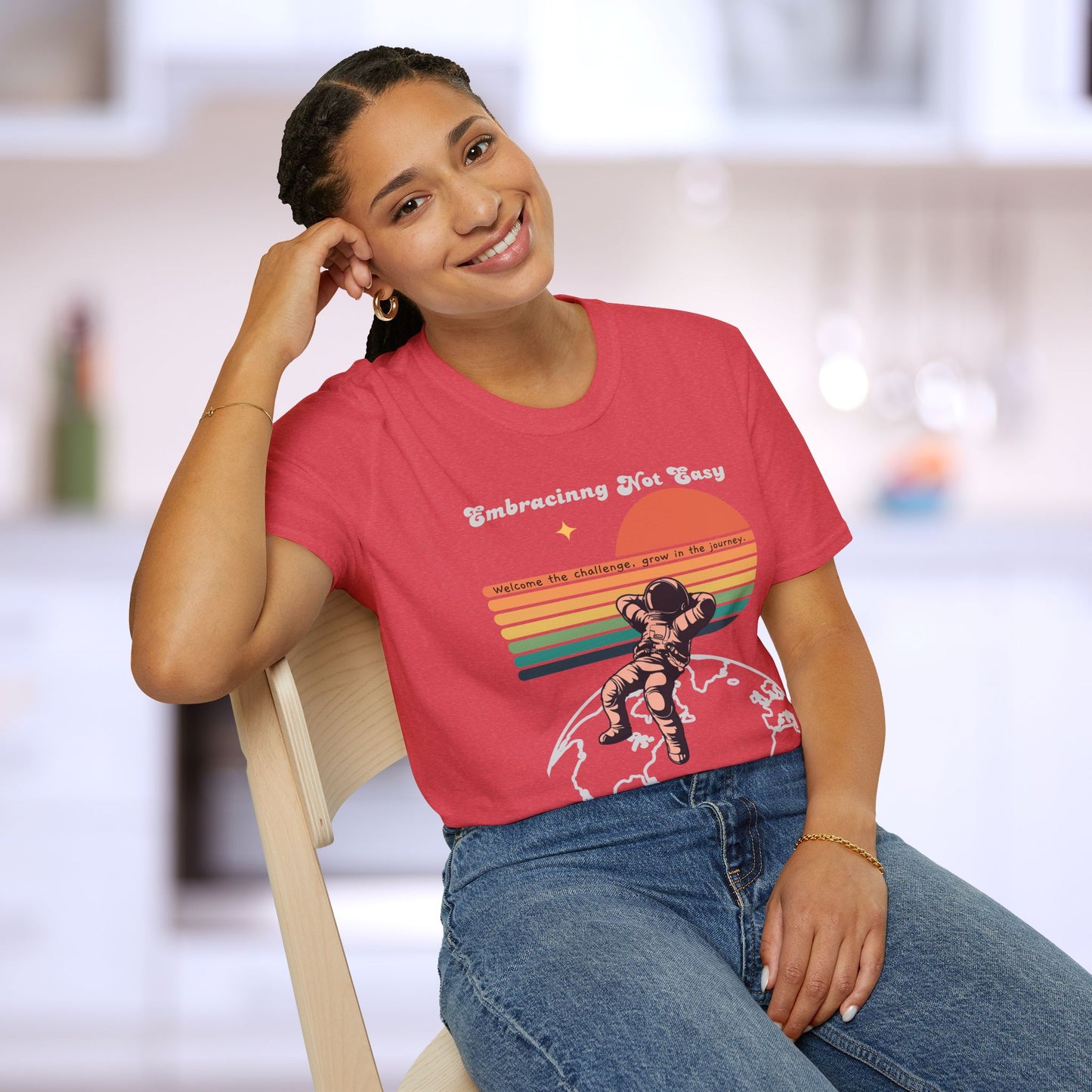 Stay Focused ENE Retro Softstyle T-Shirt