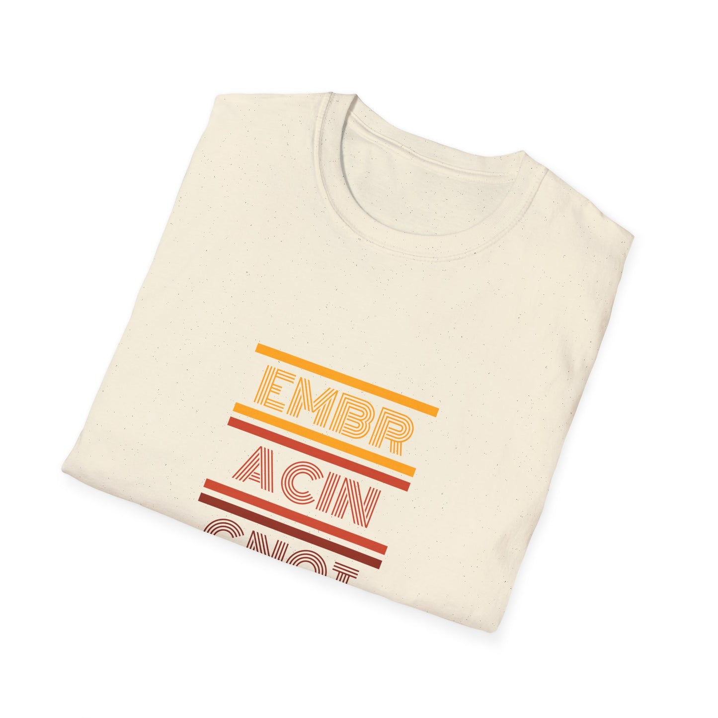 'ENE' Welcome the Challenge Retro Design - Unisex Softstyle T-Shirt -