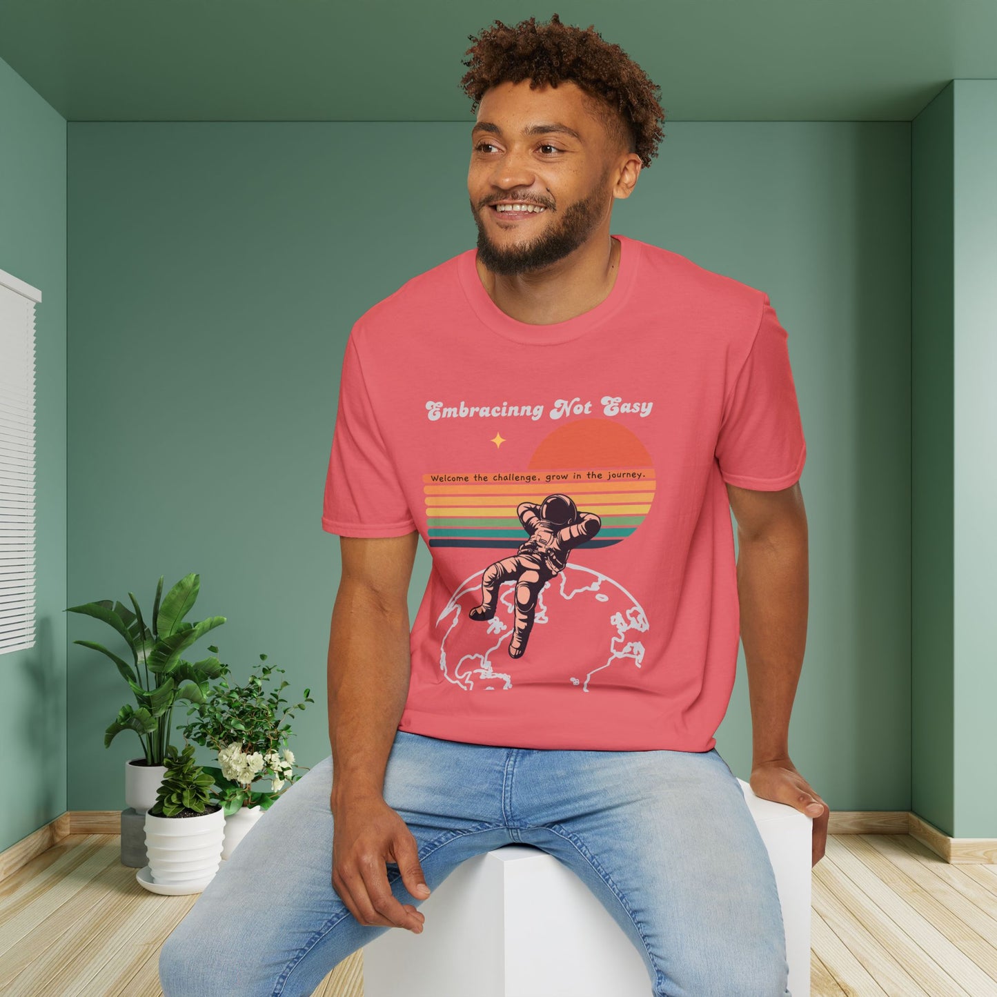 Stay Focused ENE Retro Softstyle T-Shirt