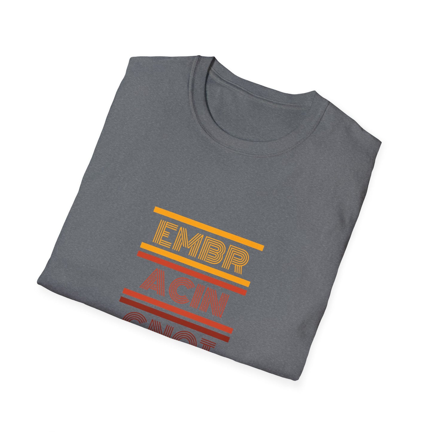 'ENE' Welcome the Challenge Retro Design - Unisex Softstyle T-Shirt -