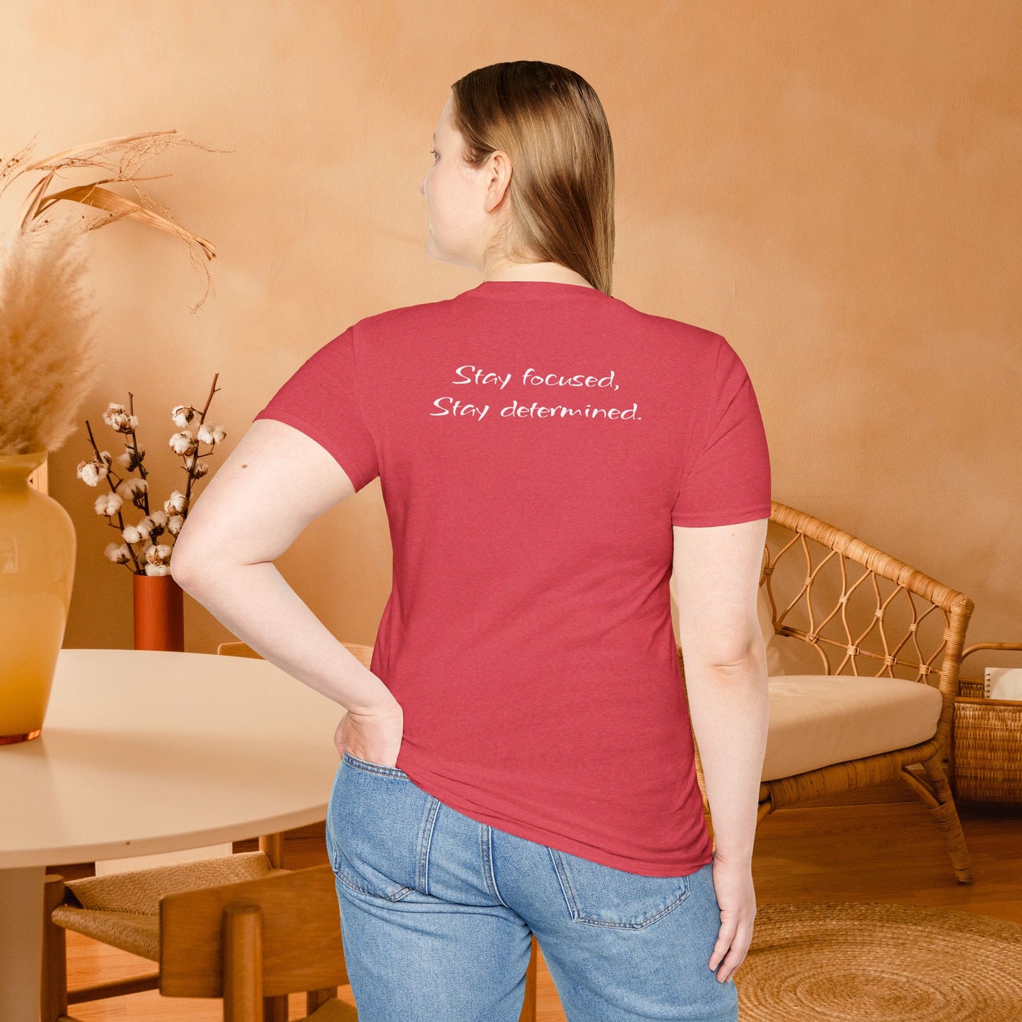 Stay Focused ENE Retro Softstyle T-Shirt