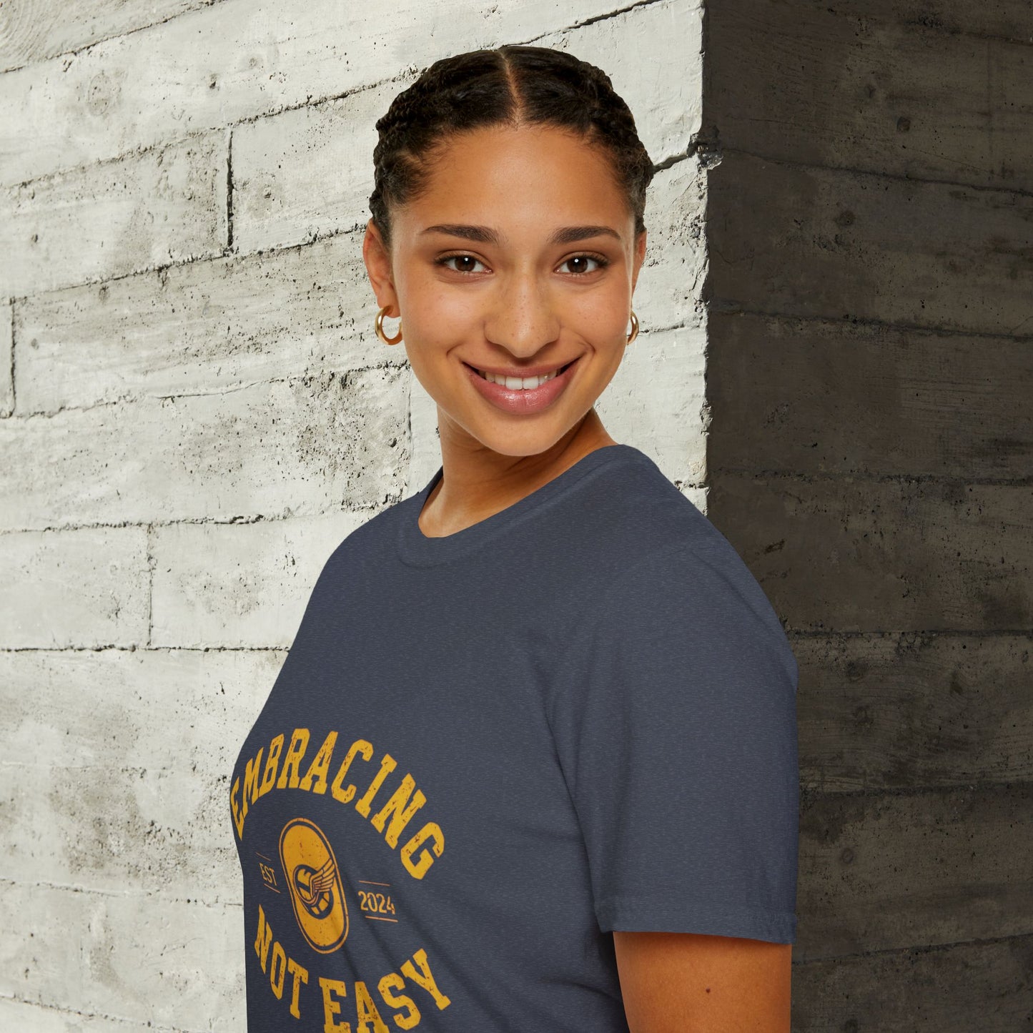 Embracing Not Easy Vintage Softstyle T-Shirt Unisex