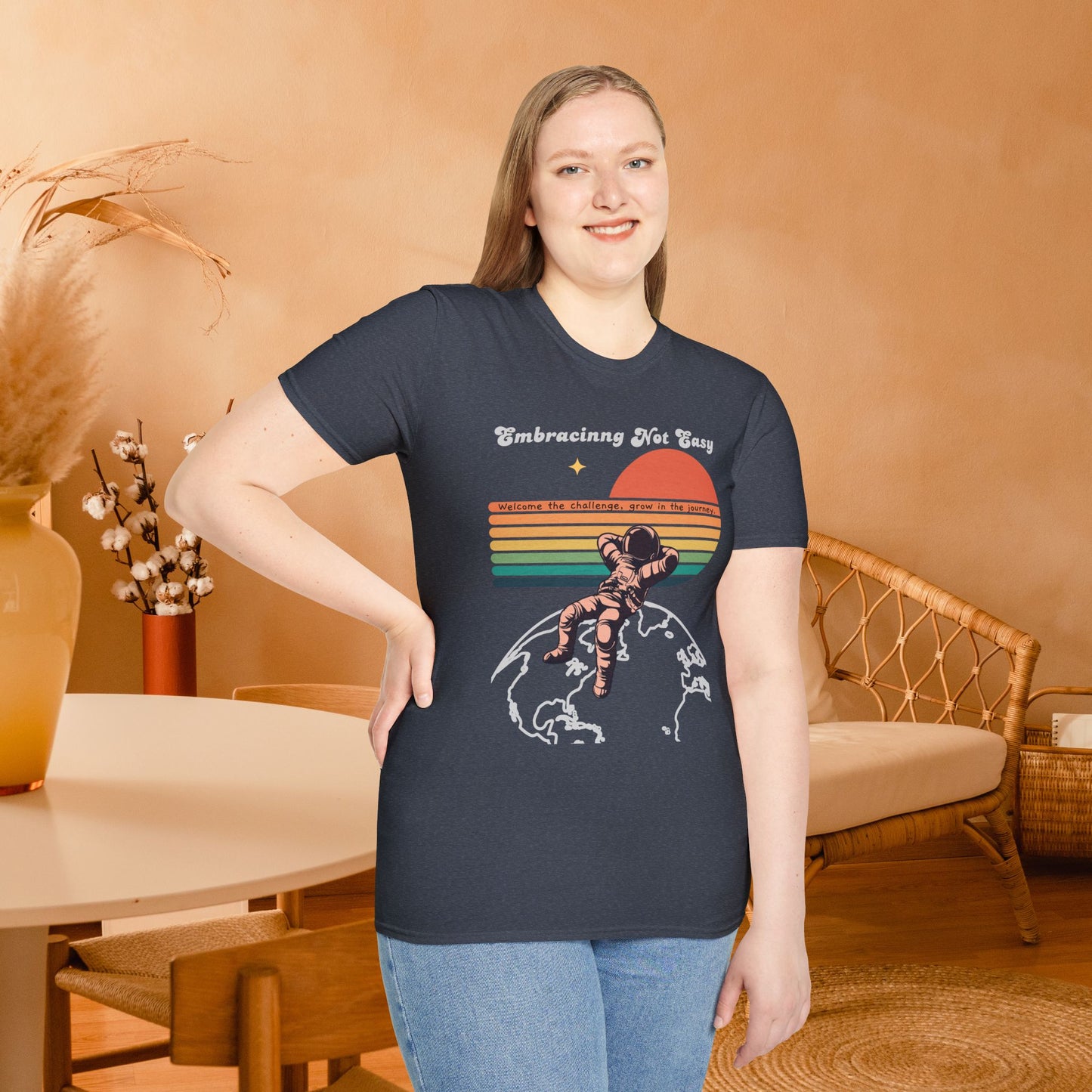 Stay Focused ENE Retro Softstyle T-Shirt