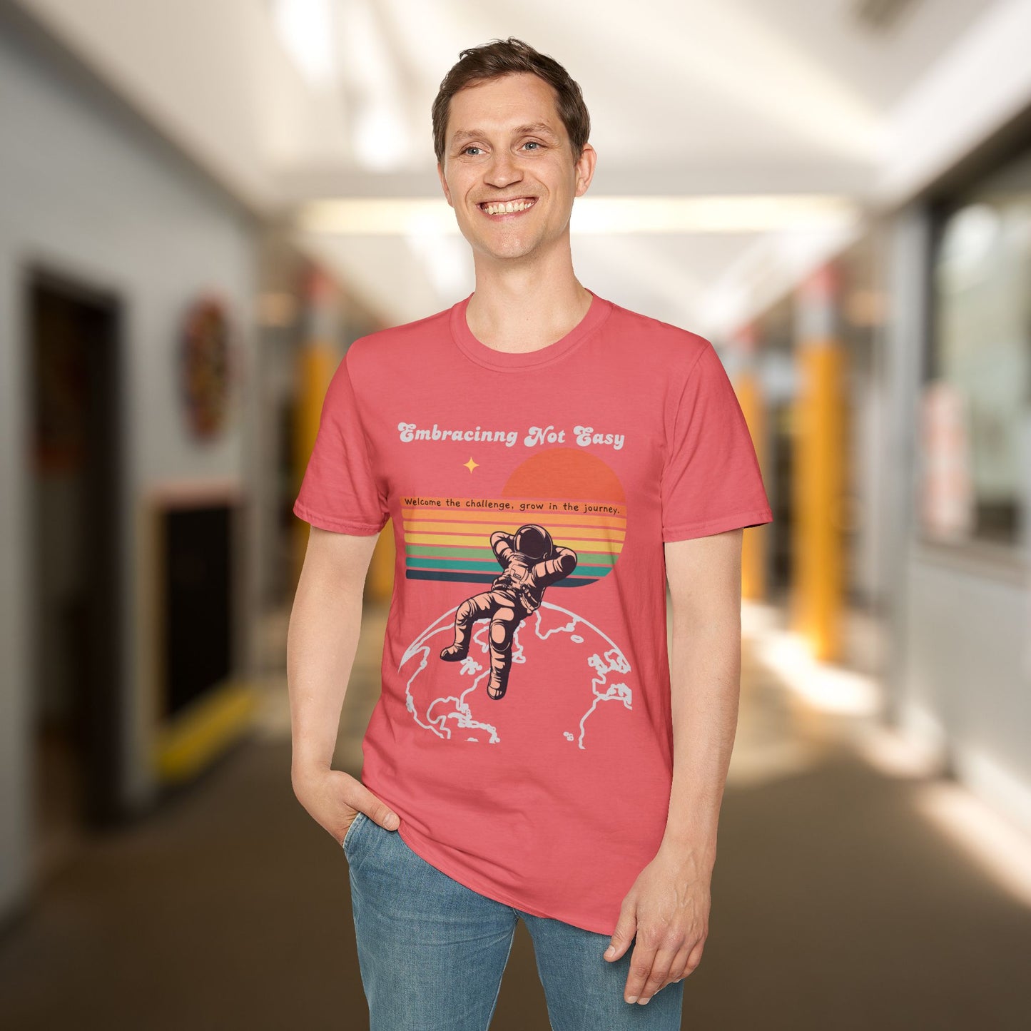 Stay Focused ENE Retro Softstyle T-Shirt