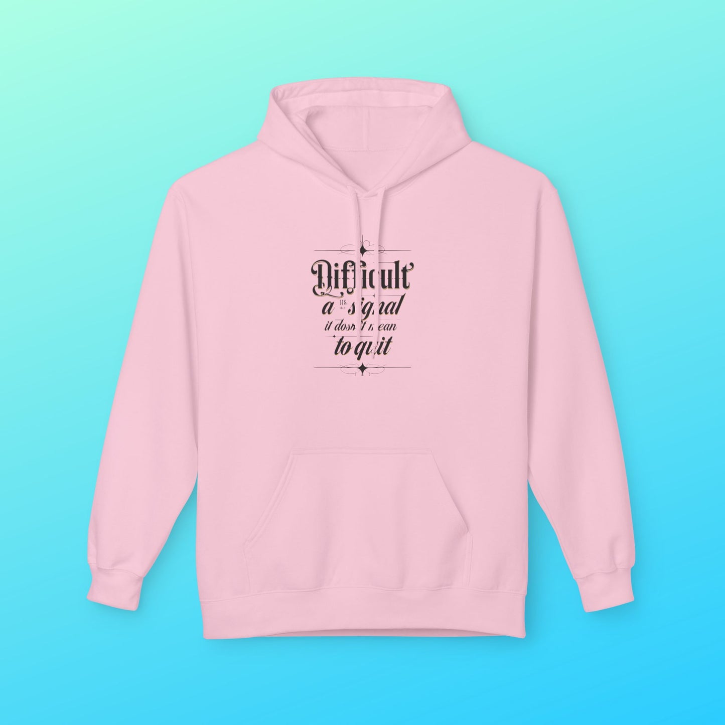 ENE Difficult Softstyle Fleece Hoodie