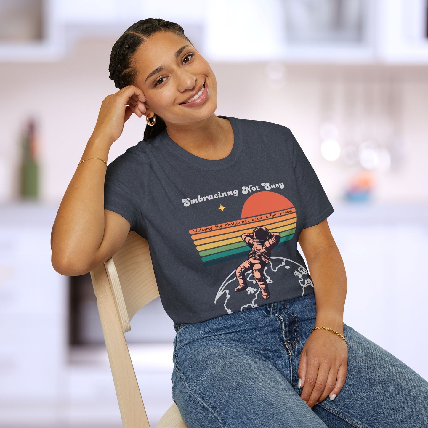 Stay Focused ENE Retro Softstyle T-Shirt