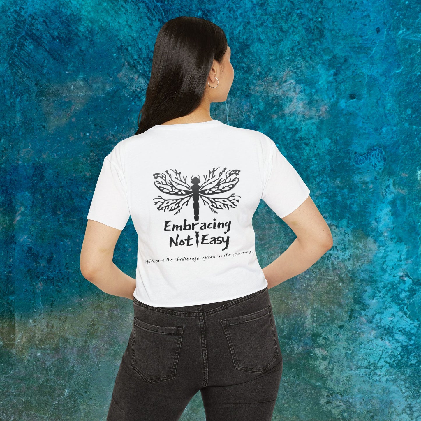 Crop Top "Difficult is a Signal" Women's Festival