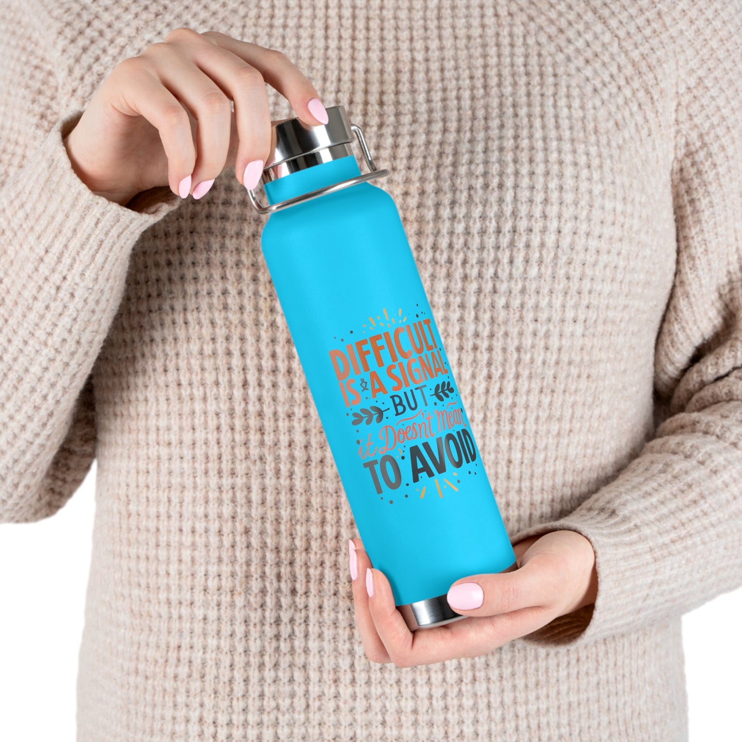 ENE Difficult Water Bottle, 22oz