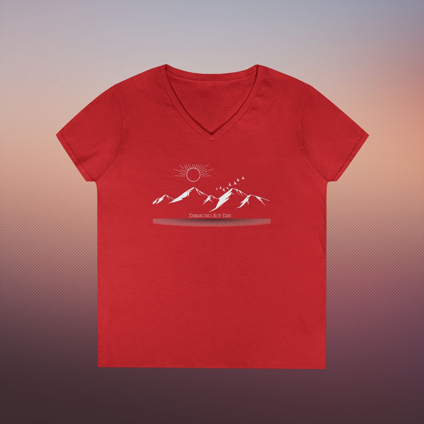 "You are Stronger" Ladies' V-Neck T-Shirt