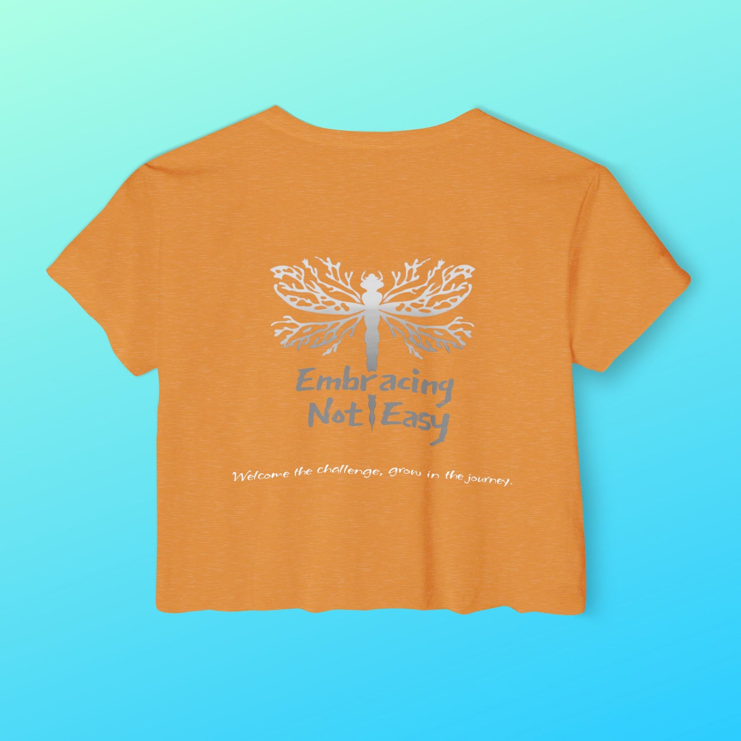 Crop Top "Difficult is a Signal" Women's Festival