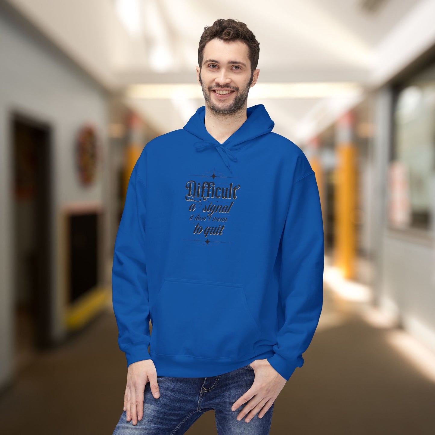 ENE Difficult Softstyle Fleece Hoodie