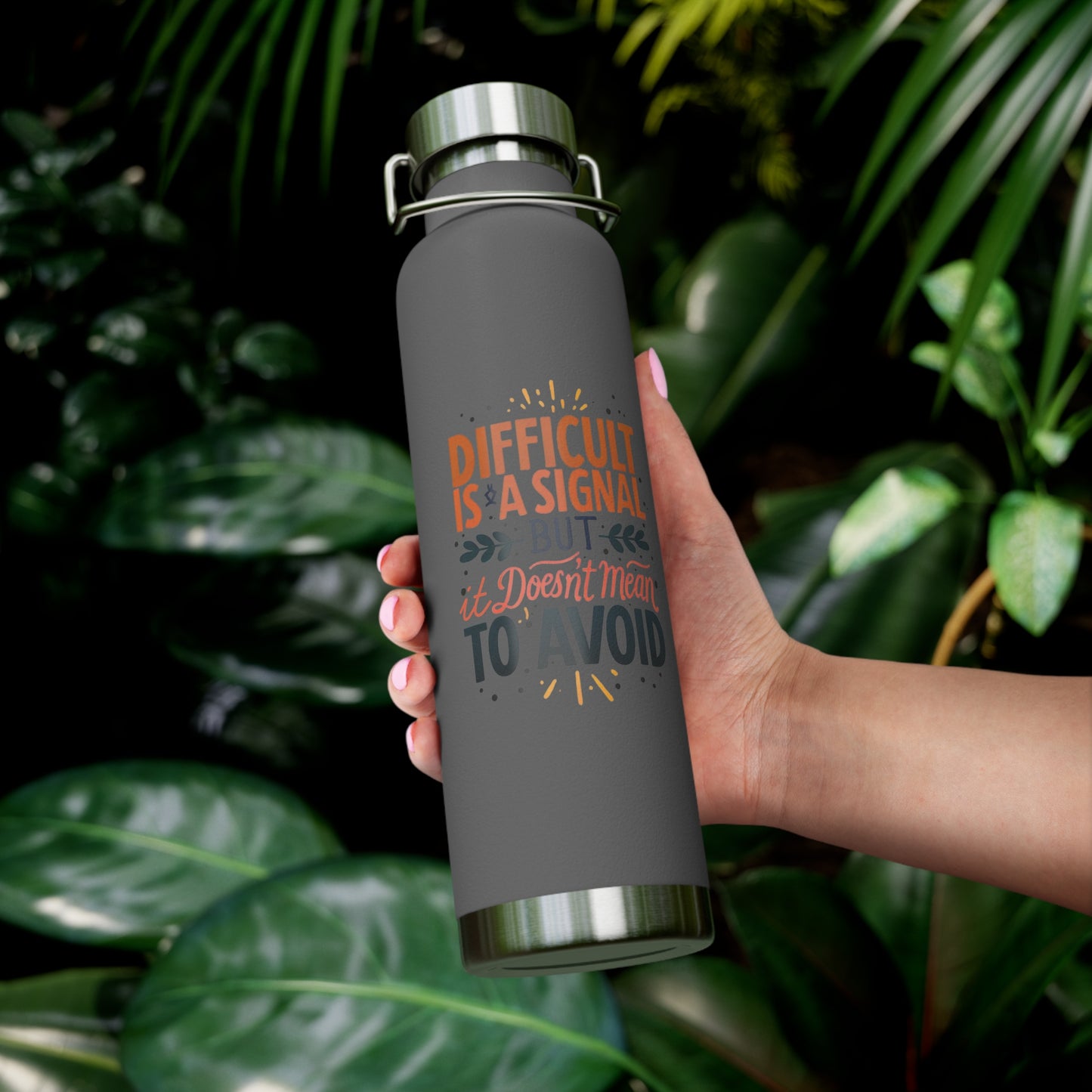 ENE Difficult Water Bottle, 22oz