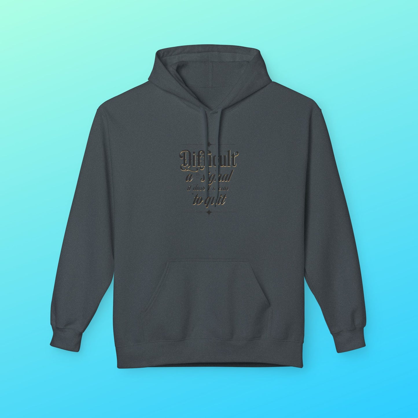 ENE Difficult Softstyle Fleece Hoodie