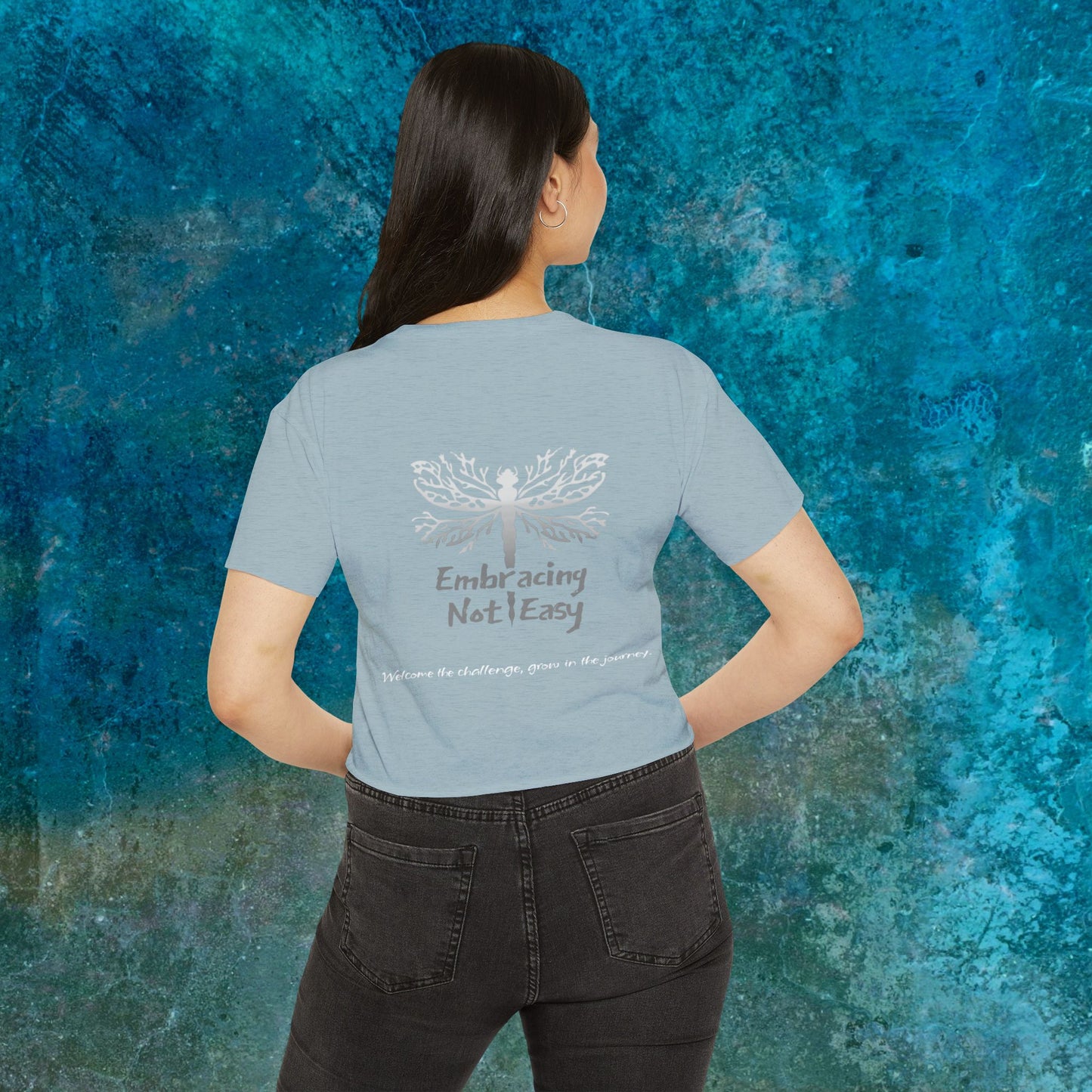 Crop Top "Difficult is a Signal" Women's Festival