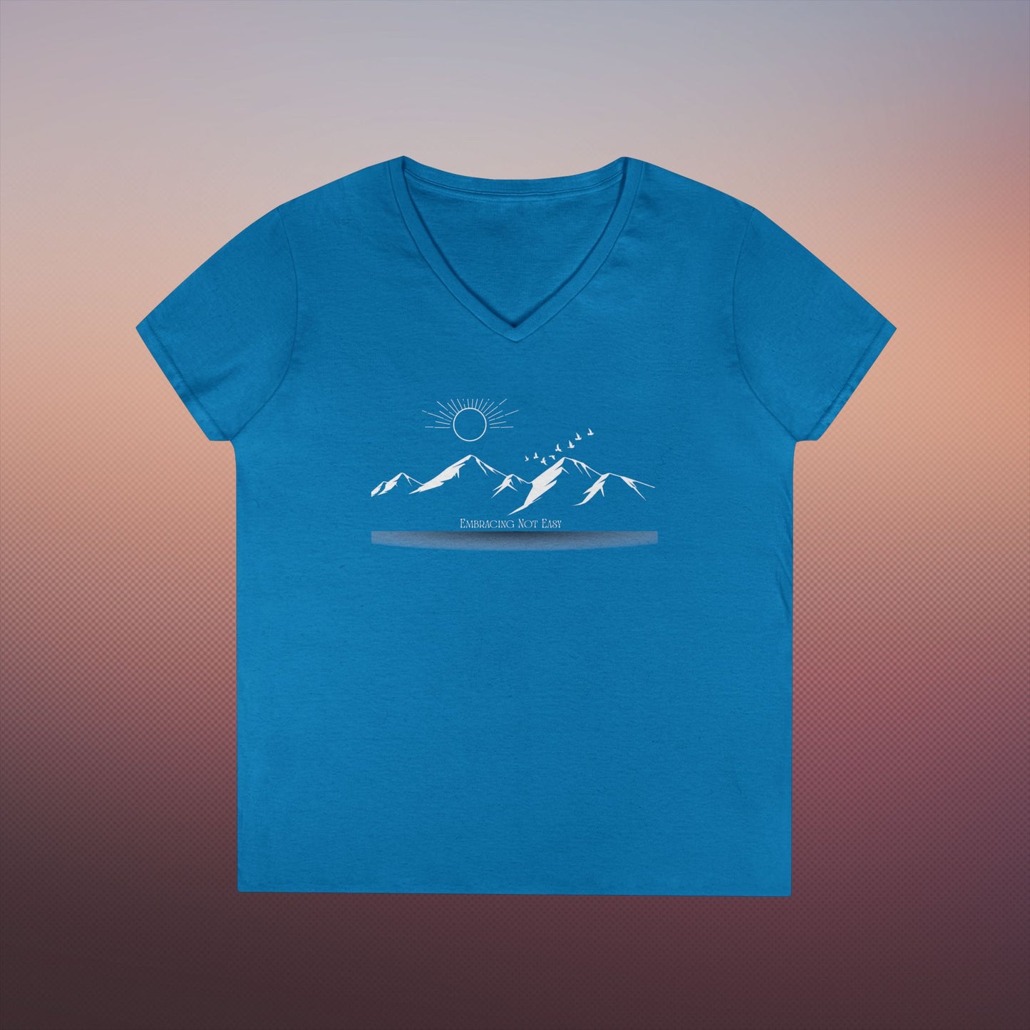 "You are Stronger" Ladies' V-Neck T-Shirt