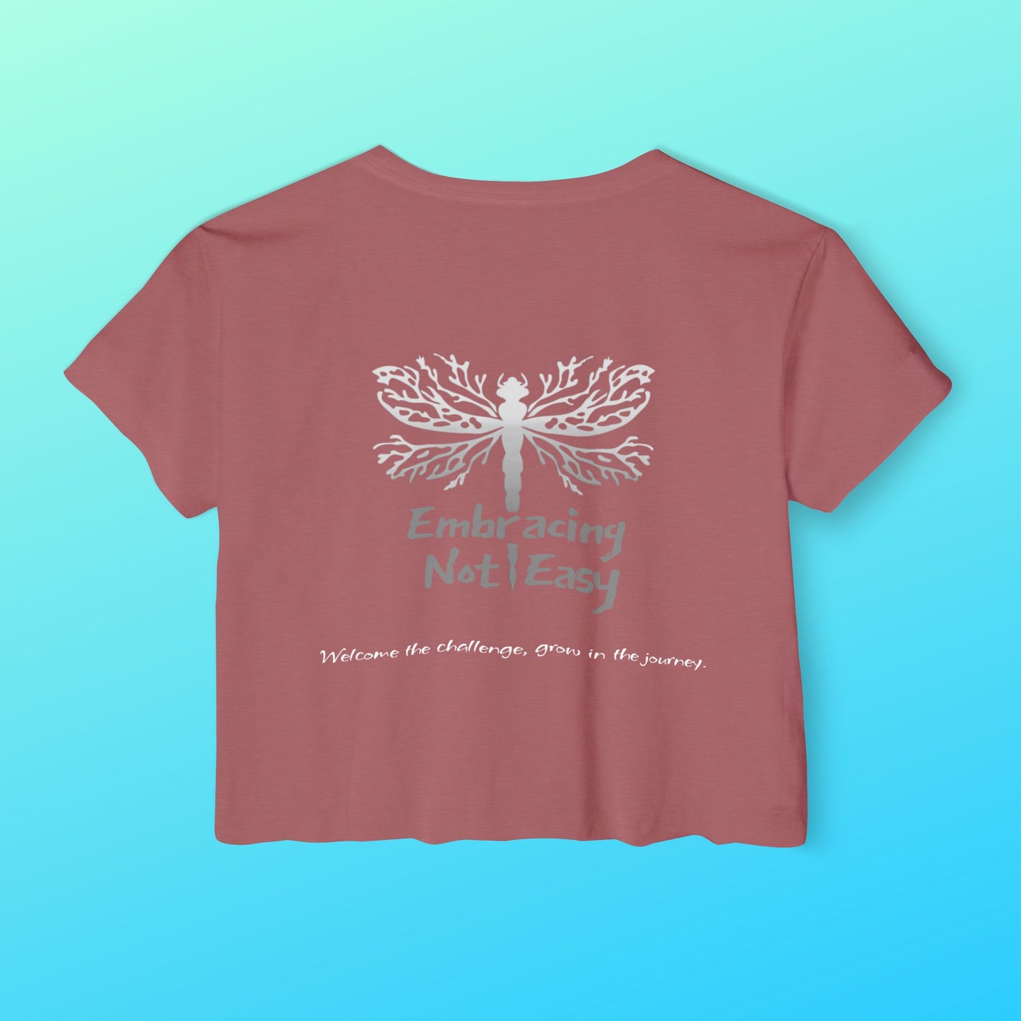 Crop Top "Difficult is a Signal" Women's Festival