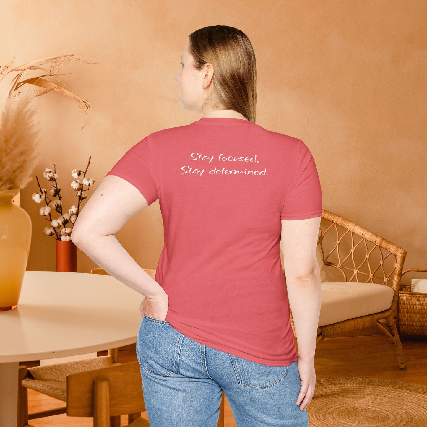 Stay Focused ENE Retro Softstyle T-Shirt