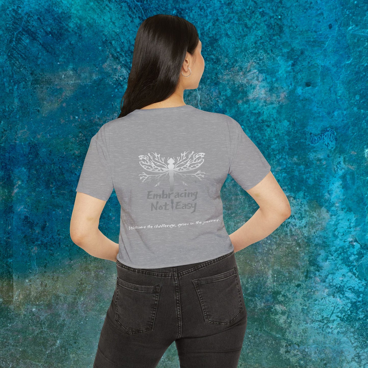 Crop Top "Difficult is a Signal" Women's Festival