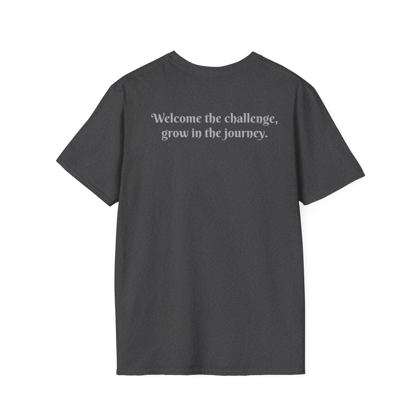 'ENE' Welcome the Challenge Retro Design - Unisex Softstyle T-Shirt -