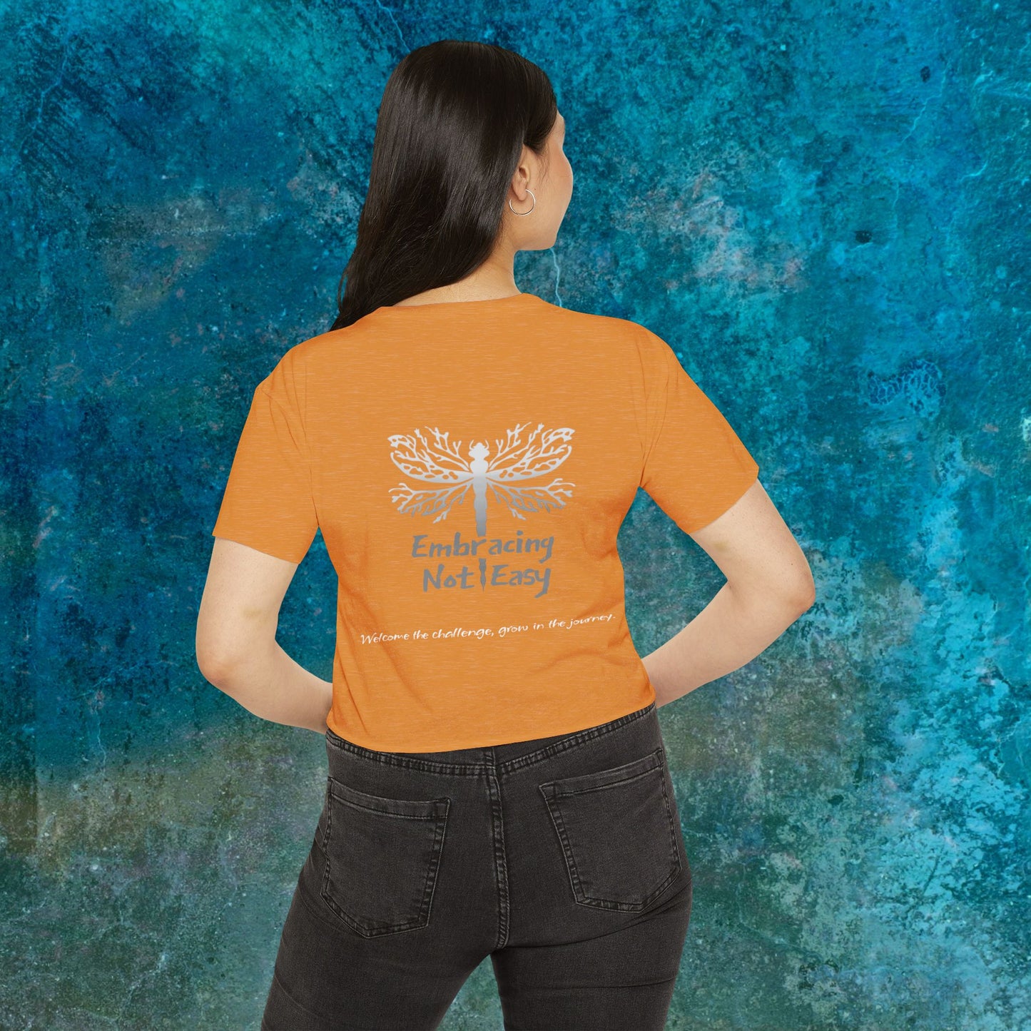 Crop Top "Difficult is a Signal" Women's Festival