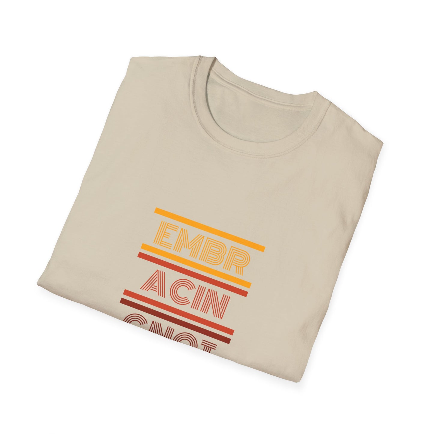 'ENE' Welcome the Challenge Retro Design - Unisex Softstyle T-Shirt -