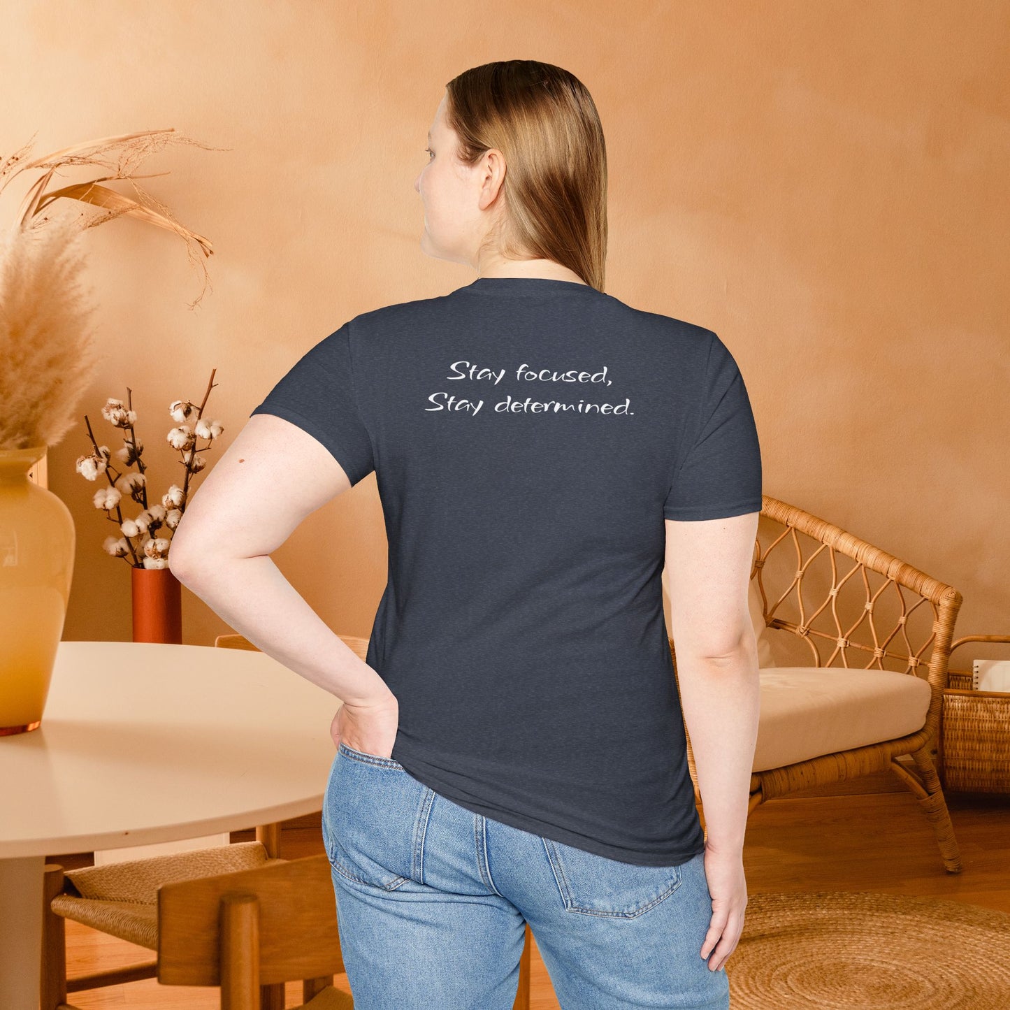 Stay Focused ENE Retro Softstyle T-Shirt