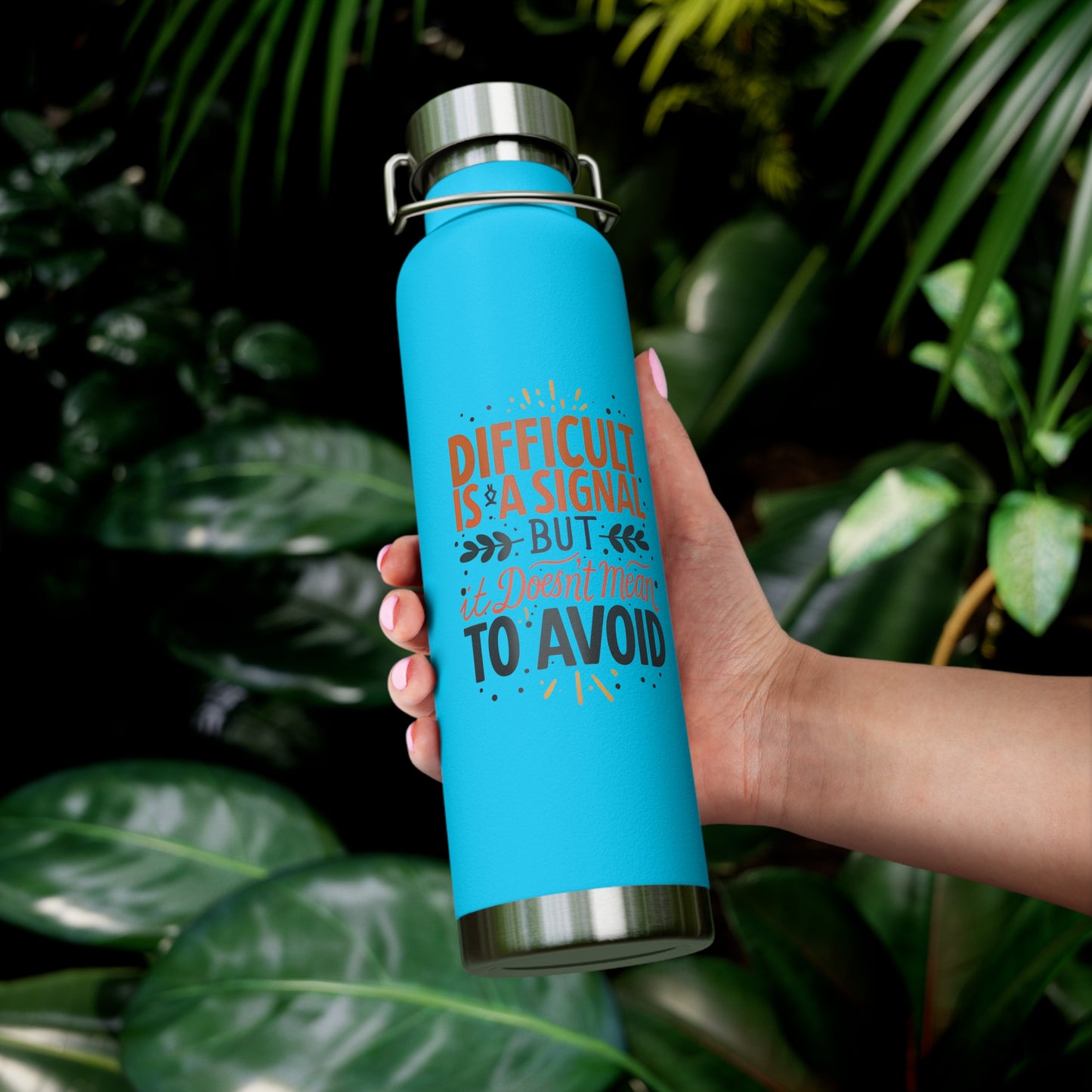 ENE Difficult Water Bottle, 22oz