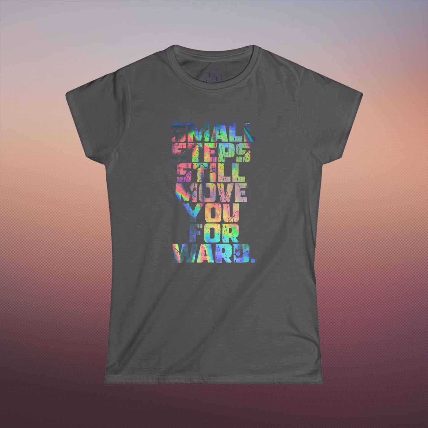 "Small Steps" Mountain Graphic Tee
