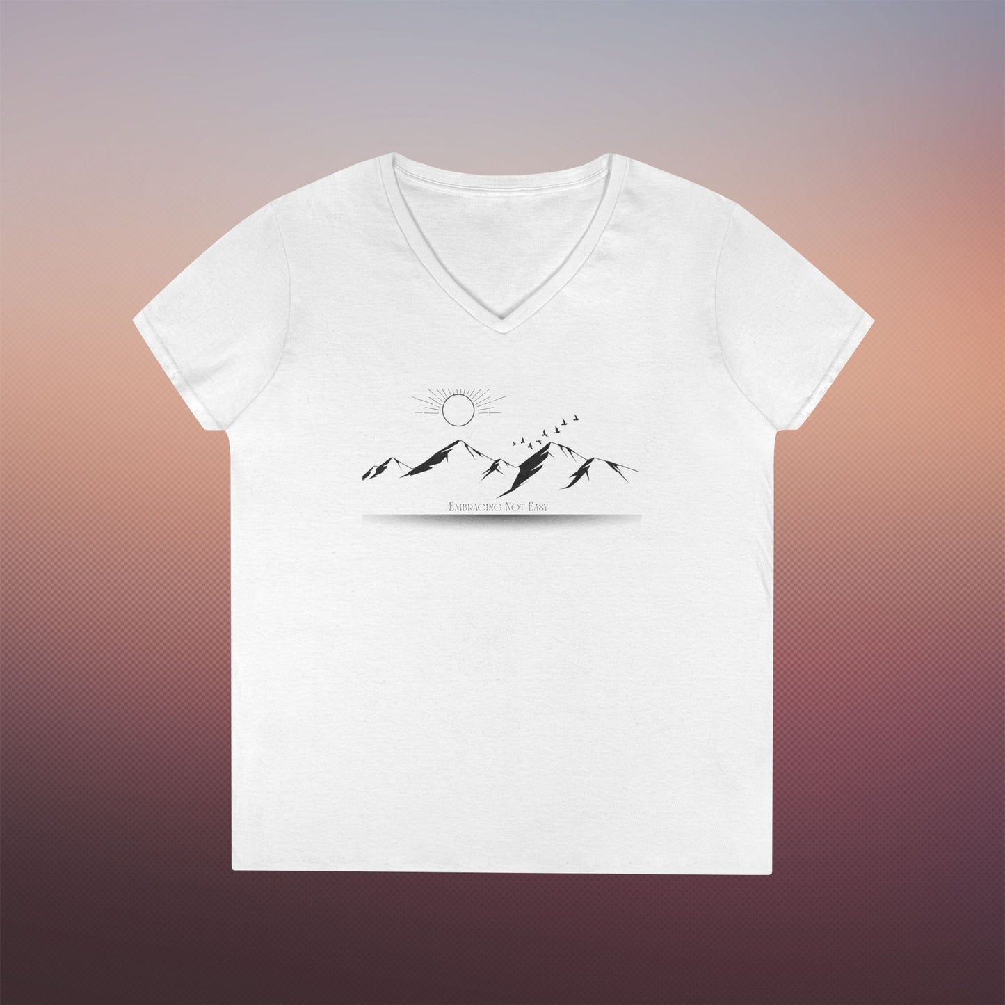 "You are Stronger" Ladies' V-Neck T-Shirt
