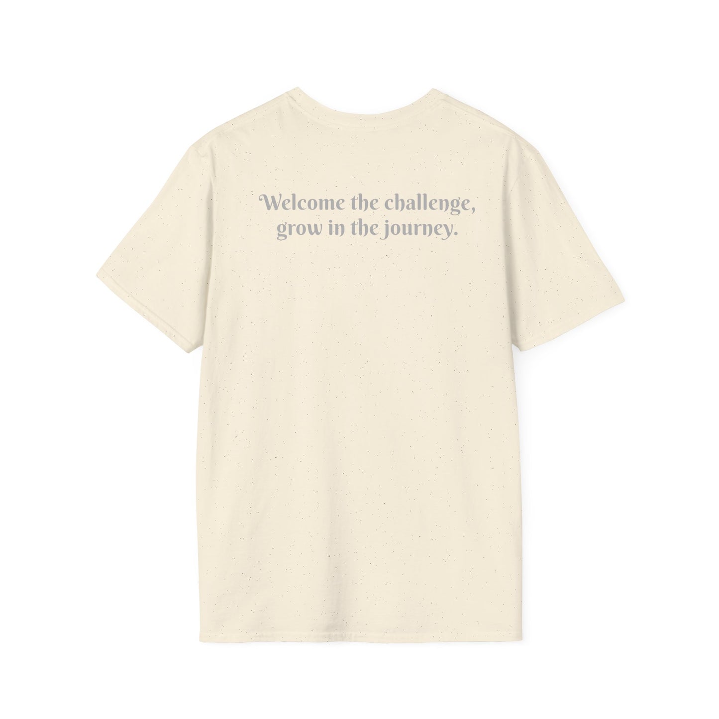 'ENE' Welcome the Challenge Retro Design - Unisex Softstyle T-Shirt -
