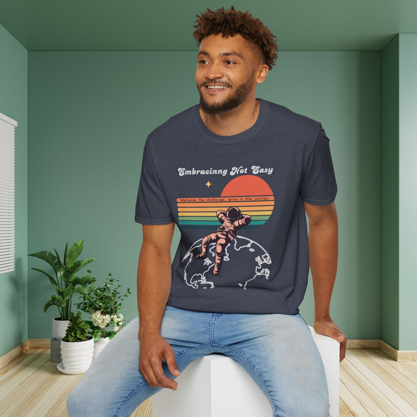 Stay Focused ENE Retro Softstyle T-Shirt