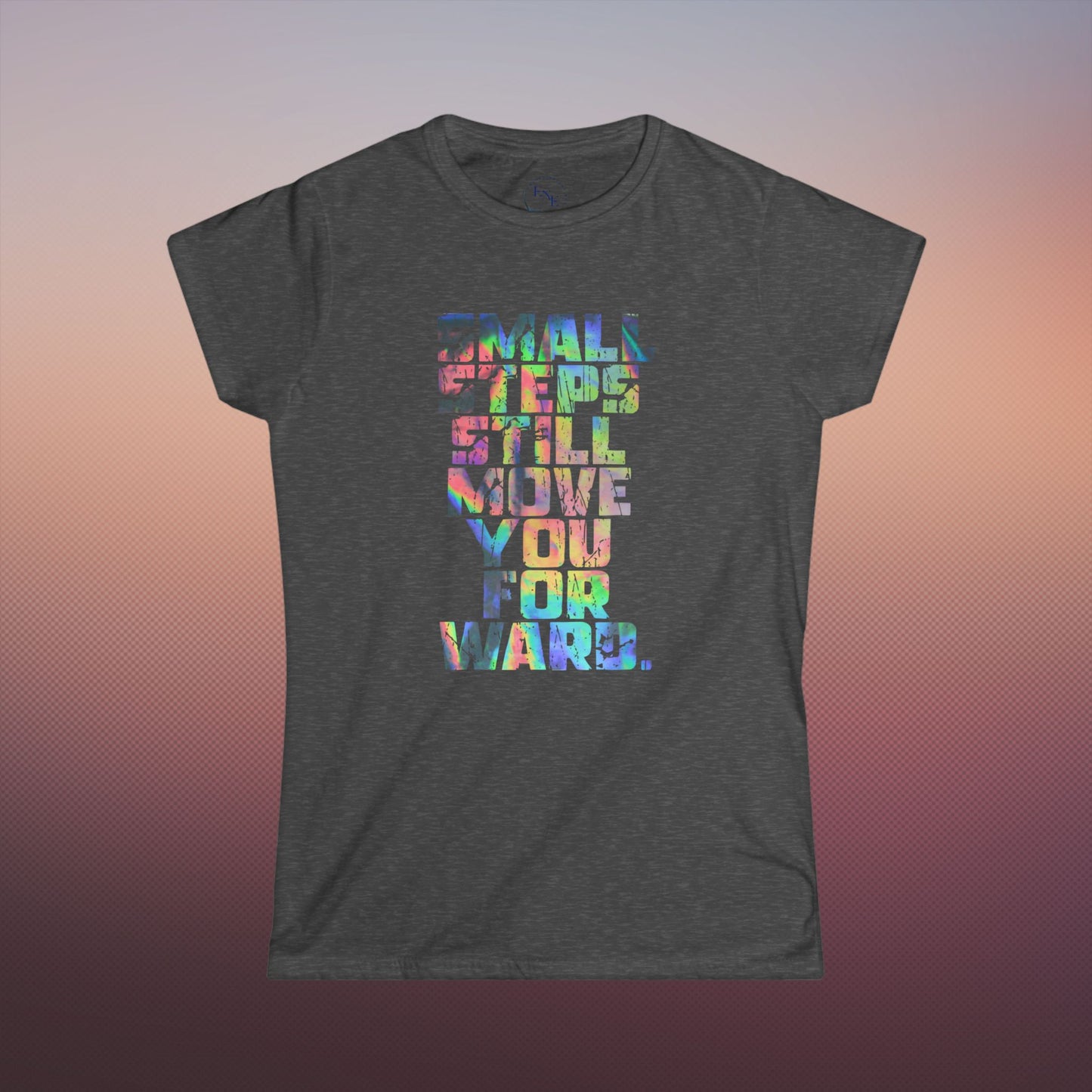 "Small Steps" Mountain Graphic Tee