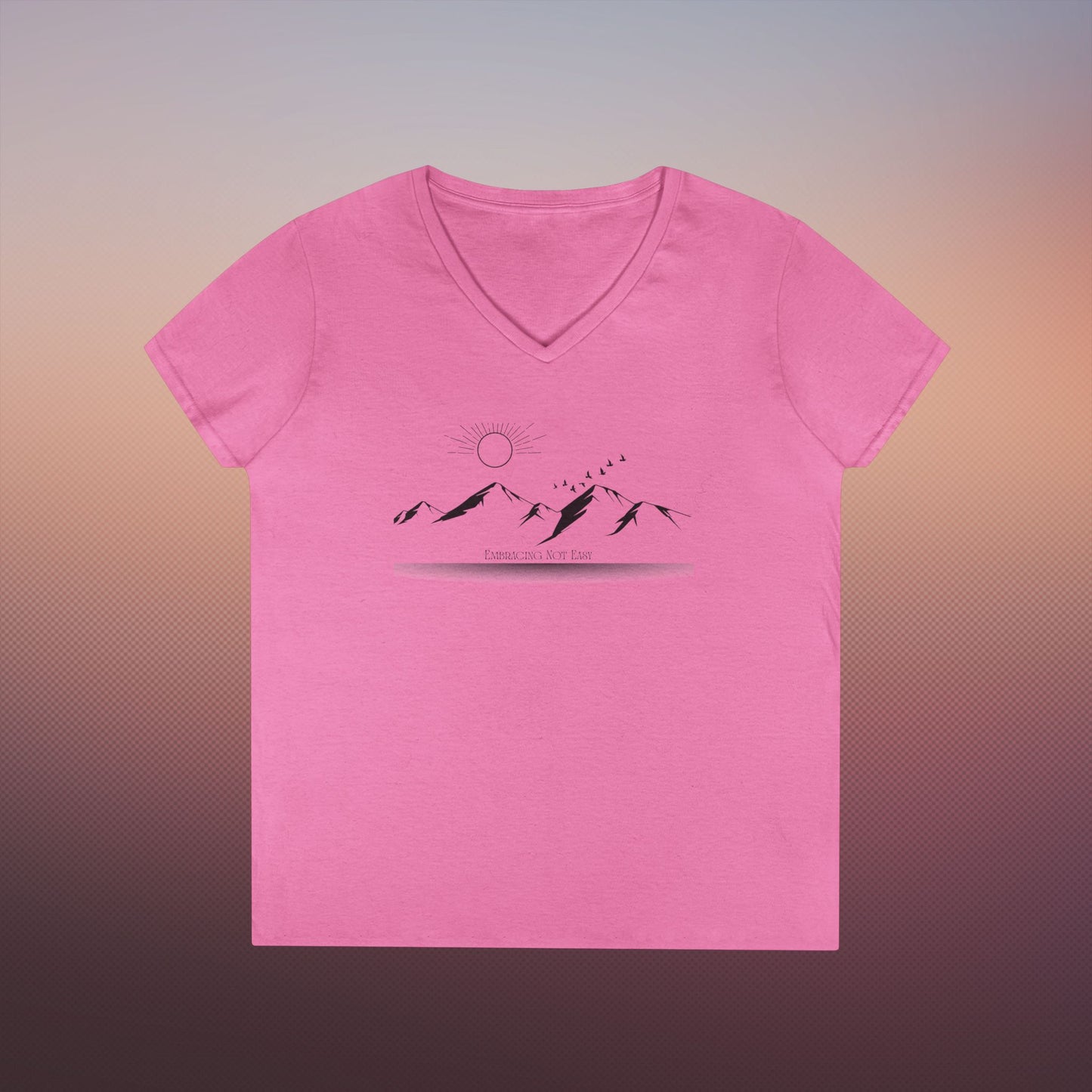"You are Stronger" Ladies' V-Neck T-Shirt