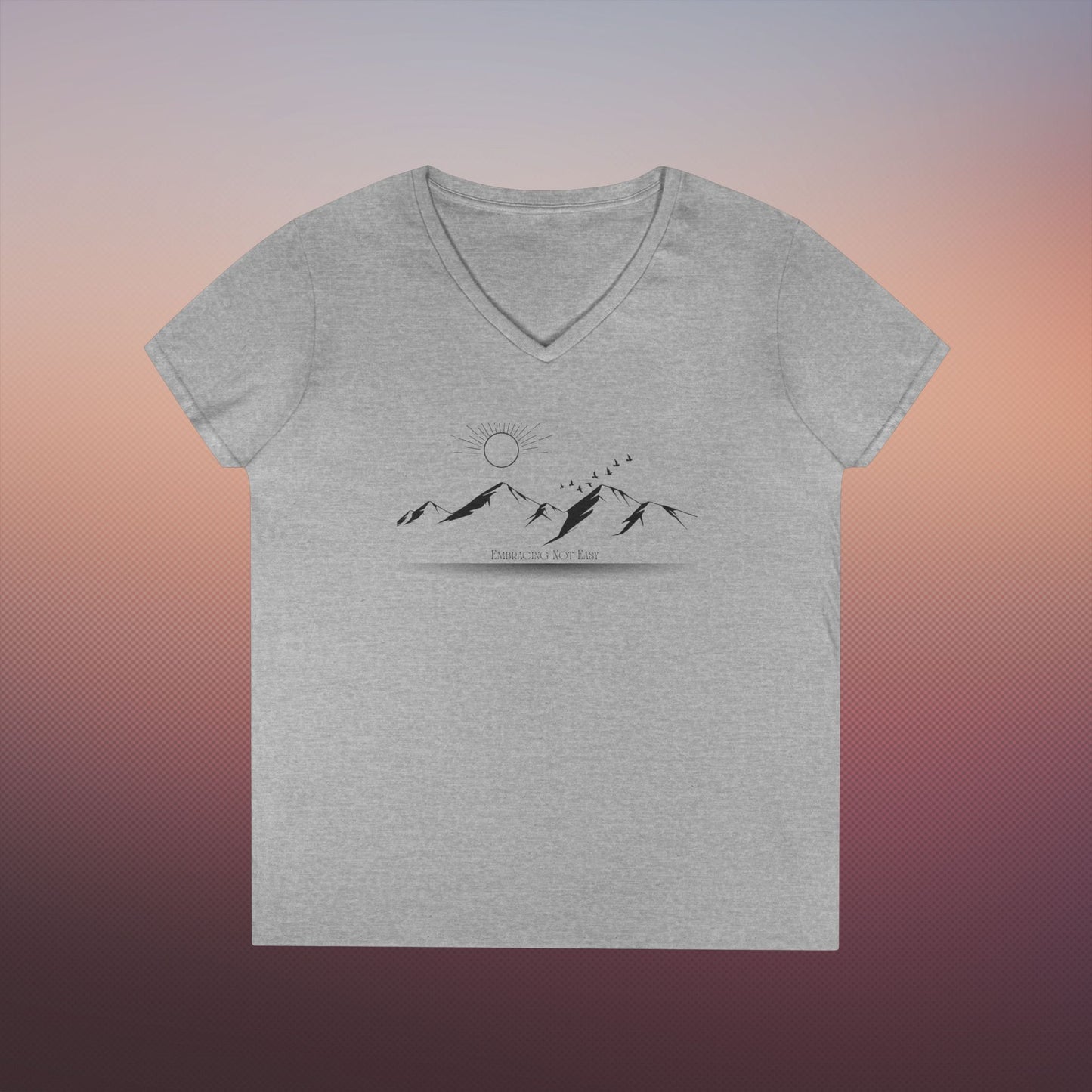 "You are Stronger" Ladies' V-Neck T-Shirt