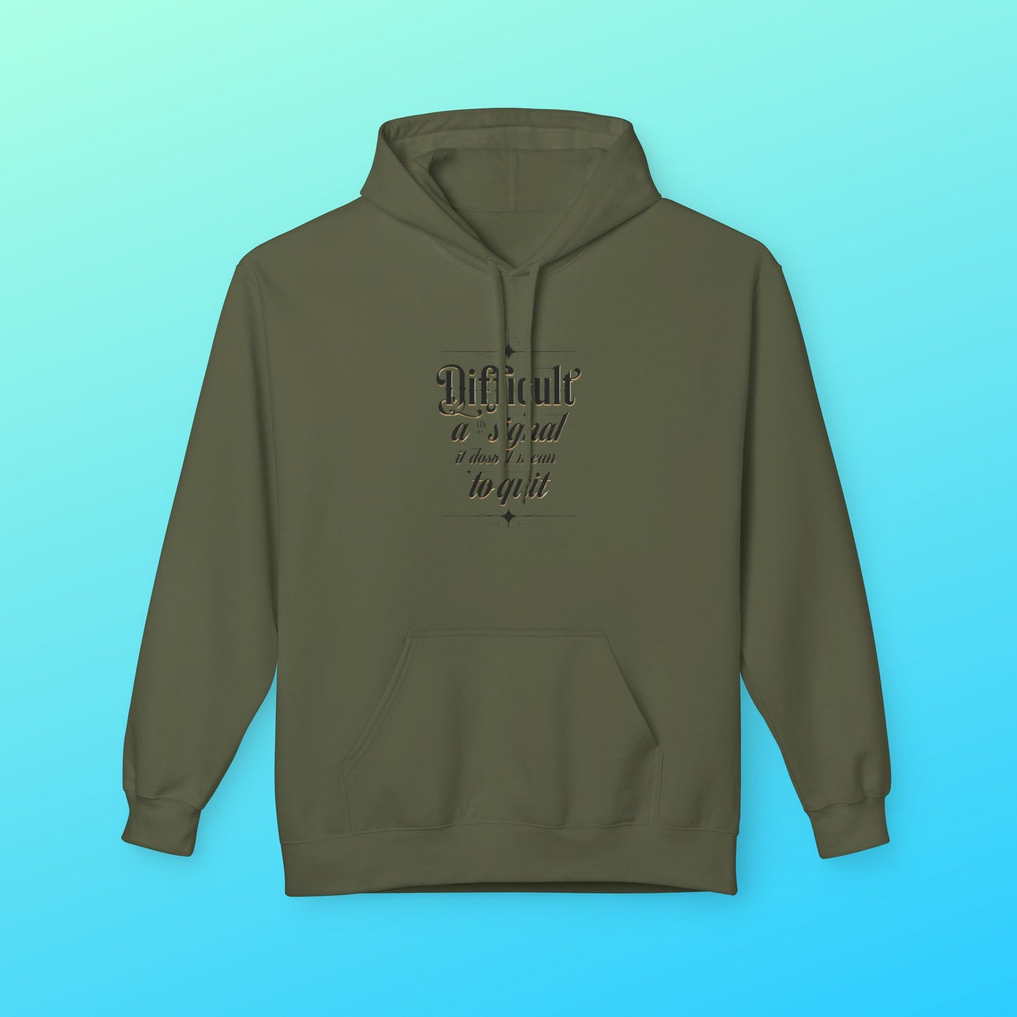 ENE Difficult Softstyle Fleece Hoodie