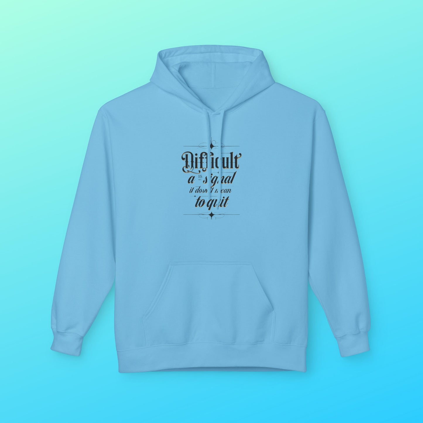 ENE Difficult Softstyle Fleece Hoodie