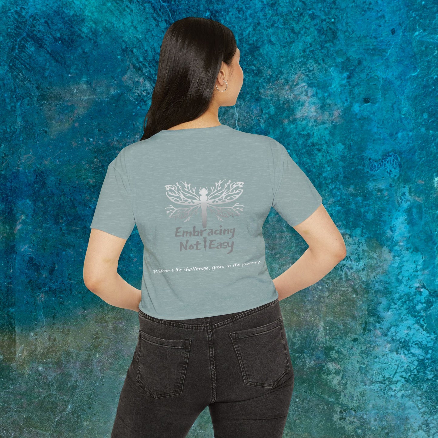 Crop Top "Difficult is a Signal" Women's Festival