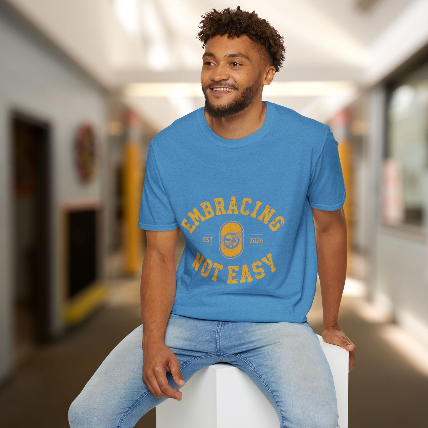 Embracing Not Easy Vintage Softstyle T-Shirt Unisex