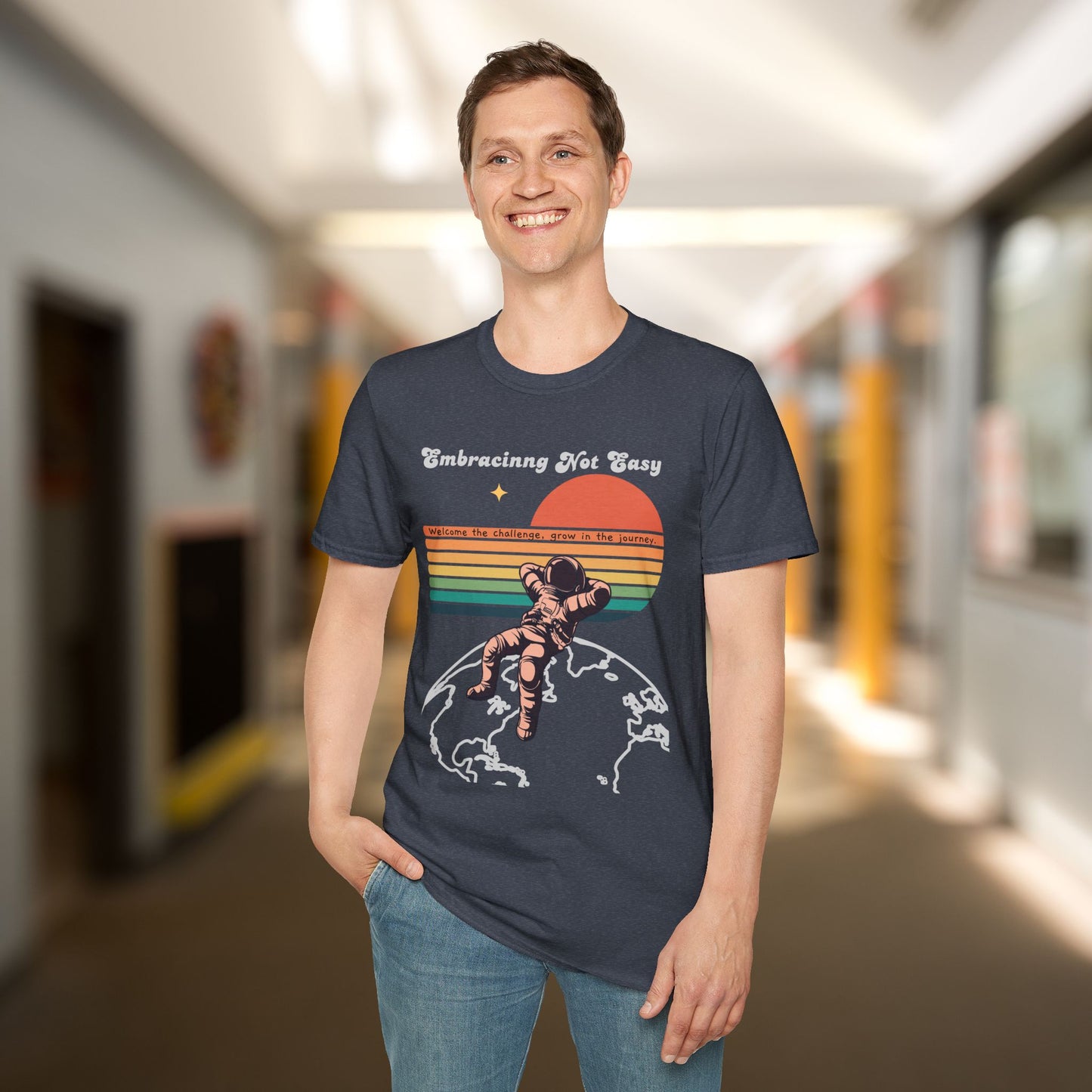 Stay Focused ENE Retro Softstyle T-Shirt