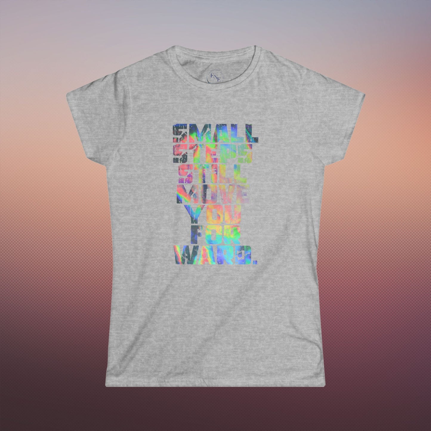 "Small Steps" Mountain Graphic Tee