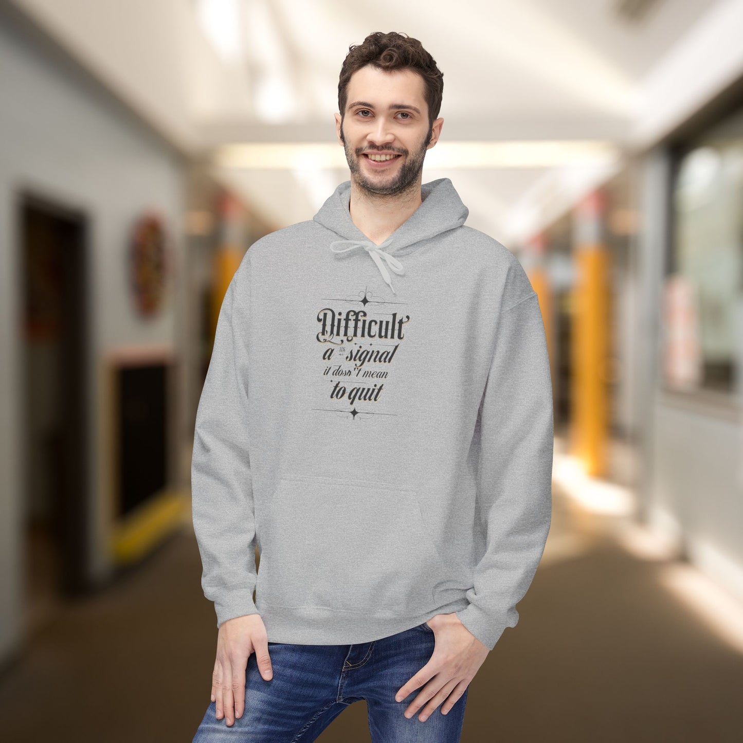 ENE Difficult Softstyle Fleece Hoodie